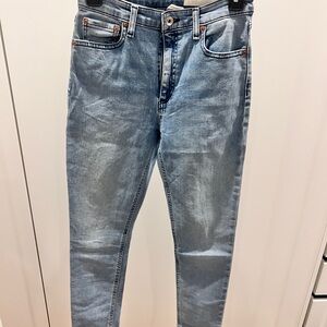 rag & bone Women's Light Blue Skinny Jeans